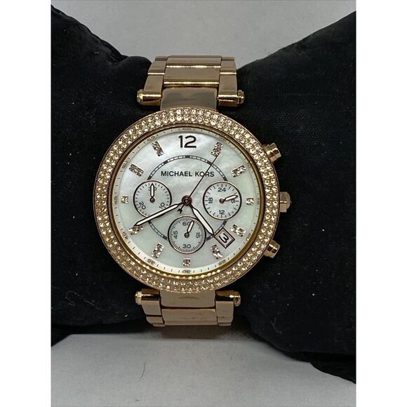Michael Kors Parker MK5491 Womens Stainless Steel Analog Dial Quartz Watch UC682 - Picture 1 of 12